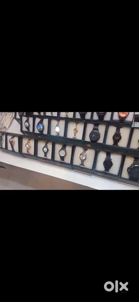 Sales girl and sales boy for watches shop