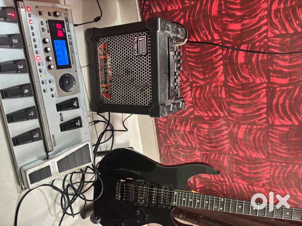 Guitar bundle and harmonium tabla