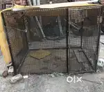 Iron cage for animals.
