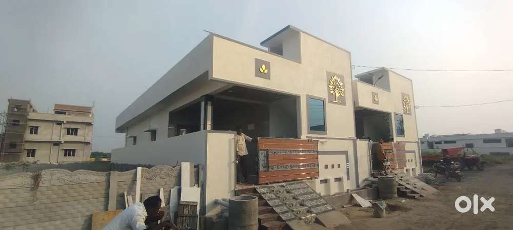 West facing independent Double Bed Room House for sale in Ongole