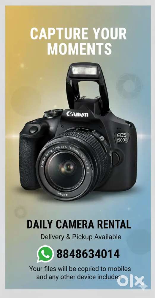 Canon DSLR Camera For Daily Rent