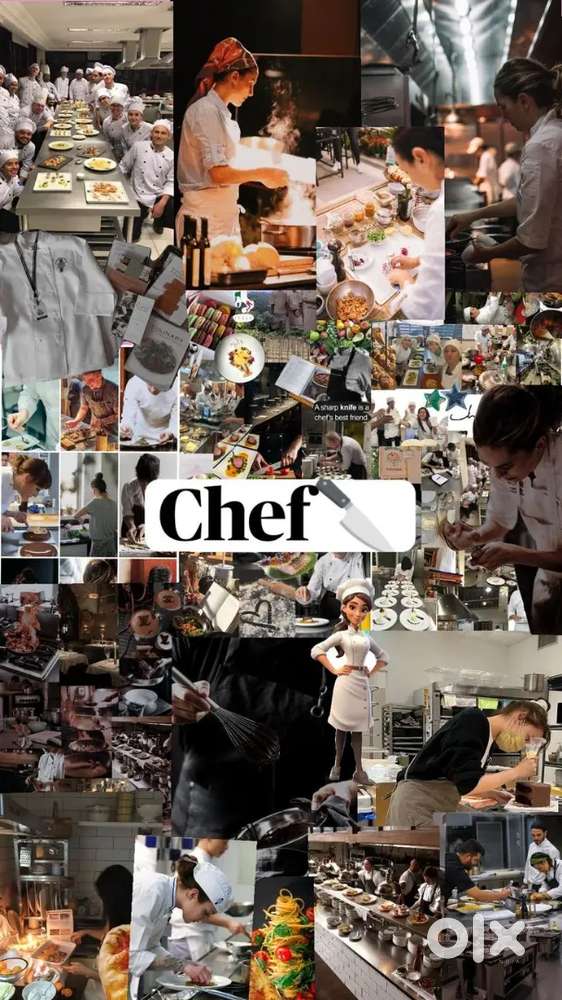 Male chef age : 28 to 40