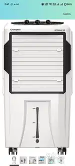 Crompton Optimus 100 Litres Desert Air Cooler for home