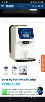 Zerob hydrolife water purifier