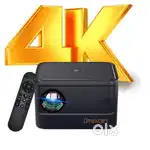 4K Android Dual Band WiFi6G (600 ANSI) Netflix Prime YouTube Projector