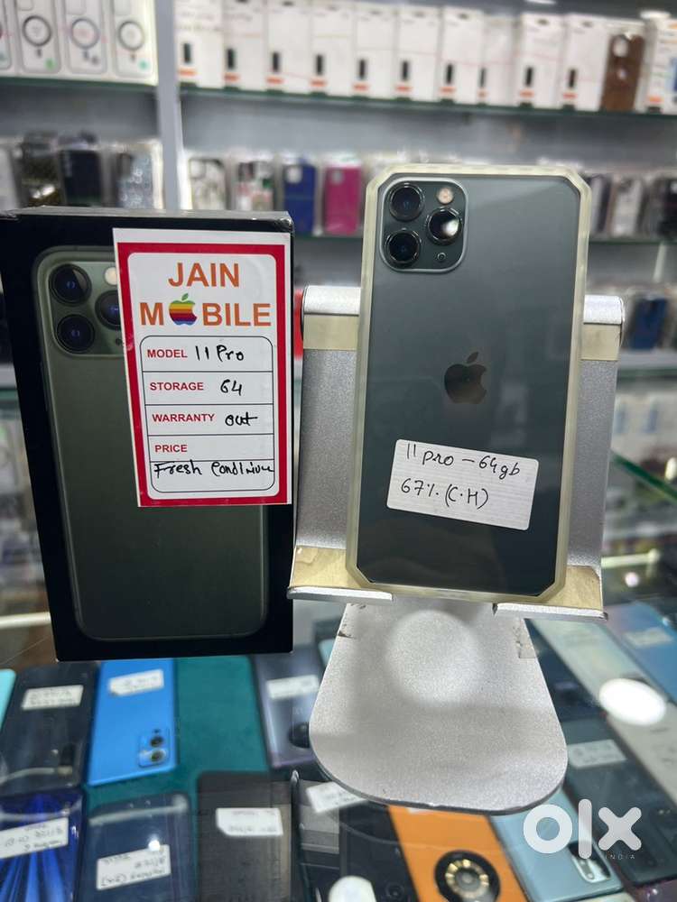 I phone 11 pro 64 gb green (jain mobile)
