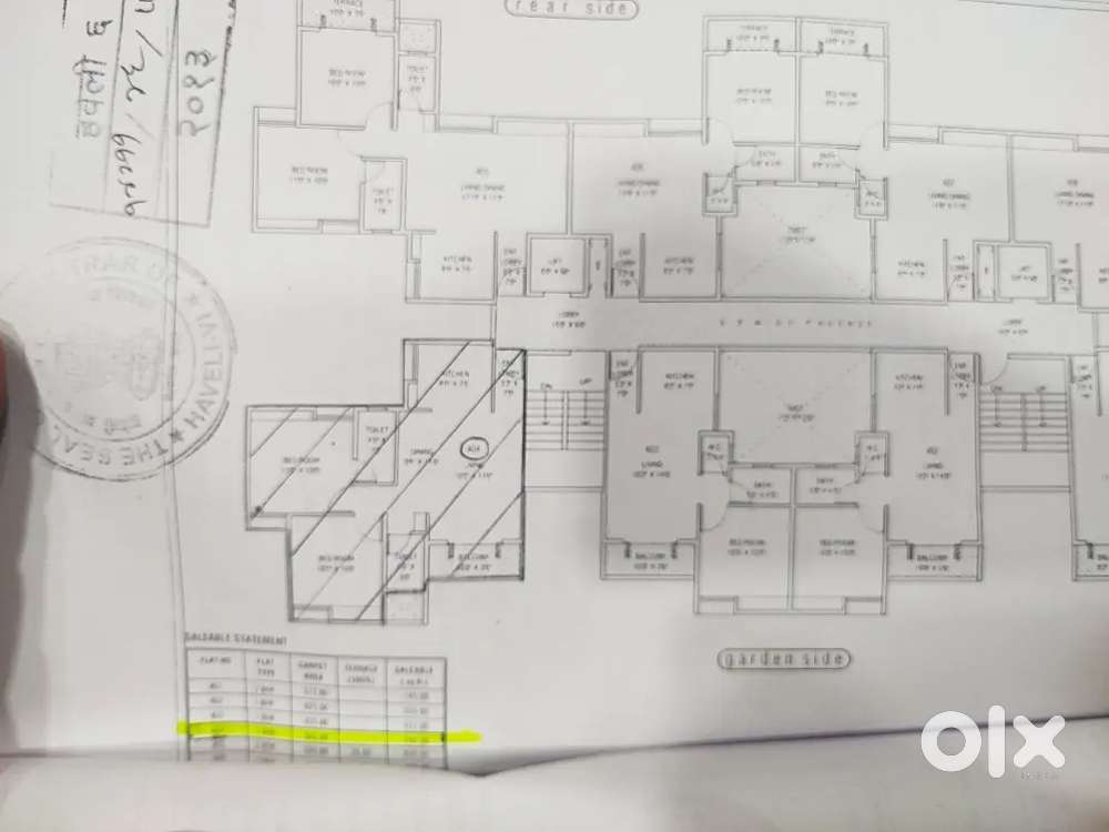 All dues clear, completion letter issued by builder, possession taken