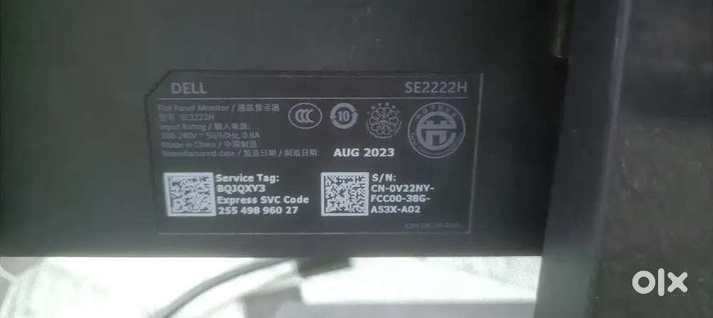 DELL monitor 24 inc new condition