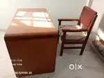 Study table with chair best wood & 3 seater sofa