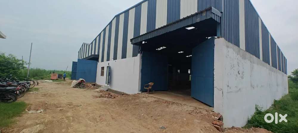 RENT Industrial shed 1500 sqyd RENT modinagar shikhera industrial area