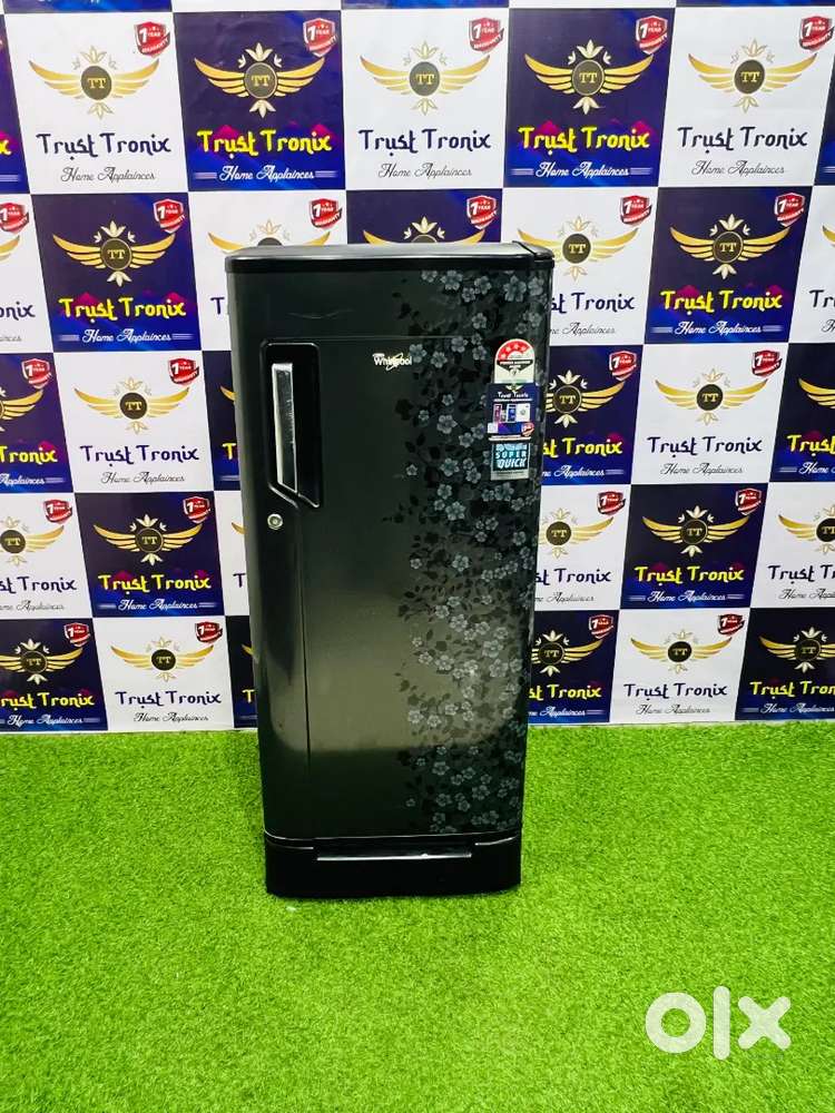 Dark black 220ltr whirlpool single door fridge
