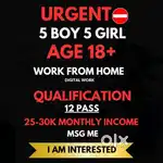 Work from home opportunity