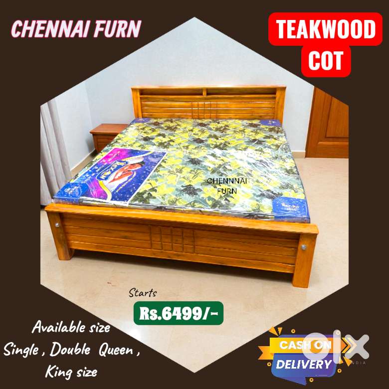 Cot , Wooden Cot Sale , New Double , Queen , King Size  N45er