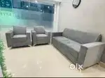 5 seater sofa set with beautiful colour and stripes model