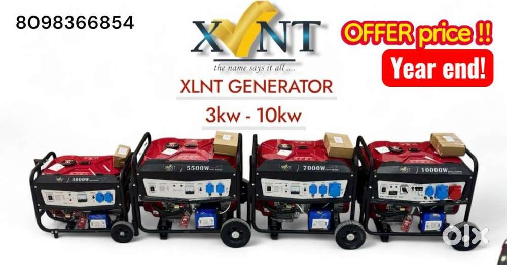 Generator portable generator – 1.5kv 3kv  5kv 7kv 10kv (XLNT & HAWK)