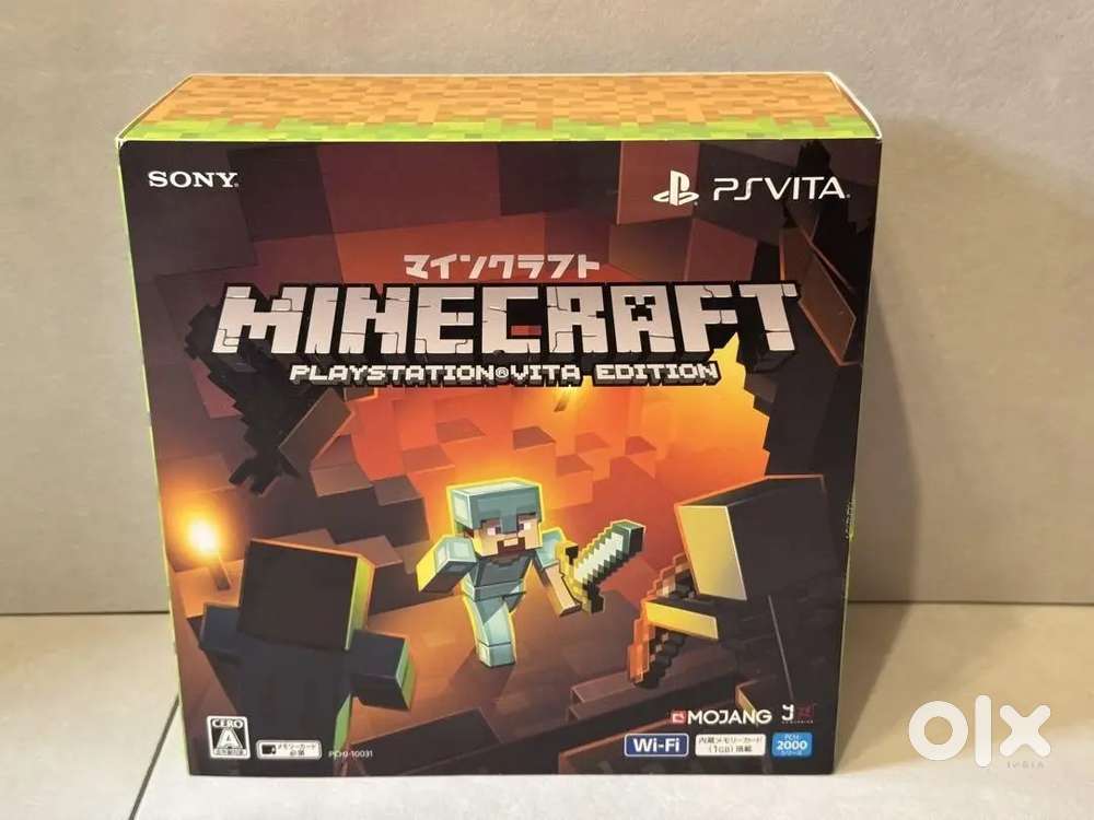 PlayStation PS Vita Minecraft Special Edition  Unused PCHJ-10031