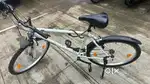 My bike BTwin white Bicycle with all accesories