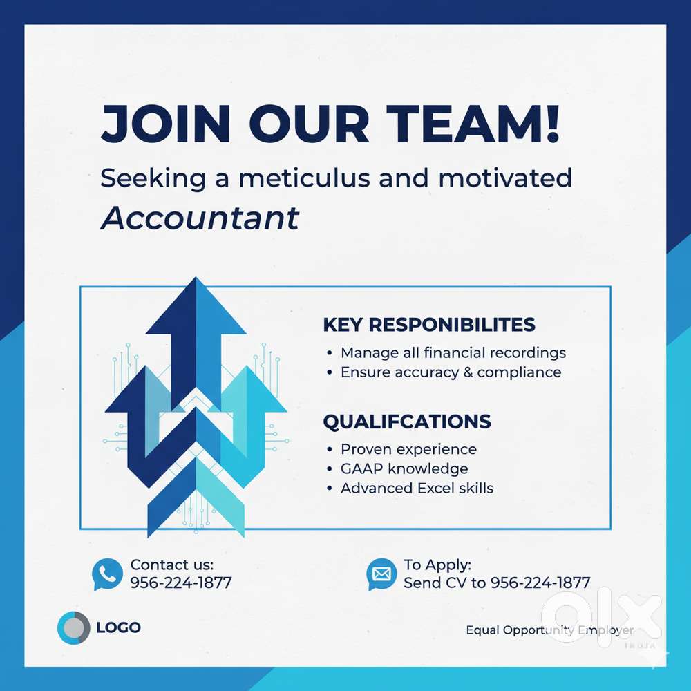 Accountant needed for a company