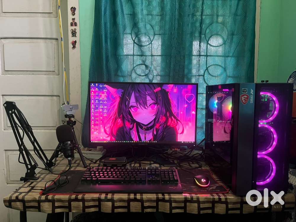 Gaming + Editing + Streaming Full Pc Setup. High Performance Like New!