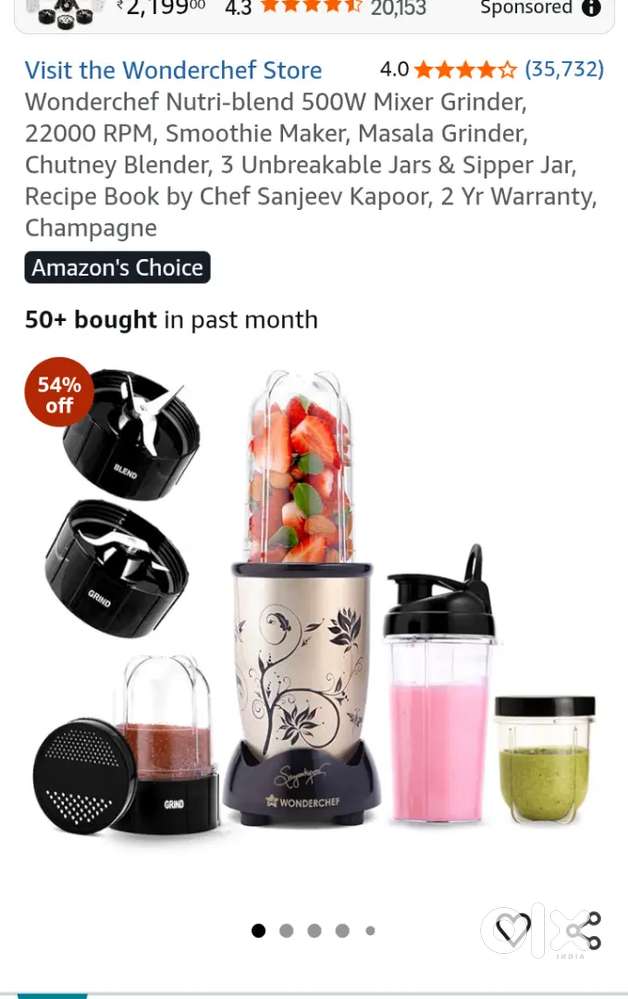 Wonderchef Nutri Blender