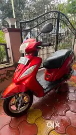 TVS WEGO SCOOTY RED COLOUR
