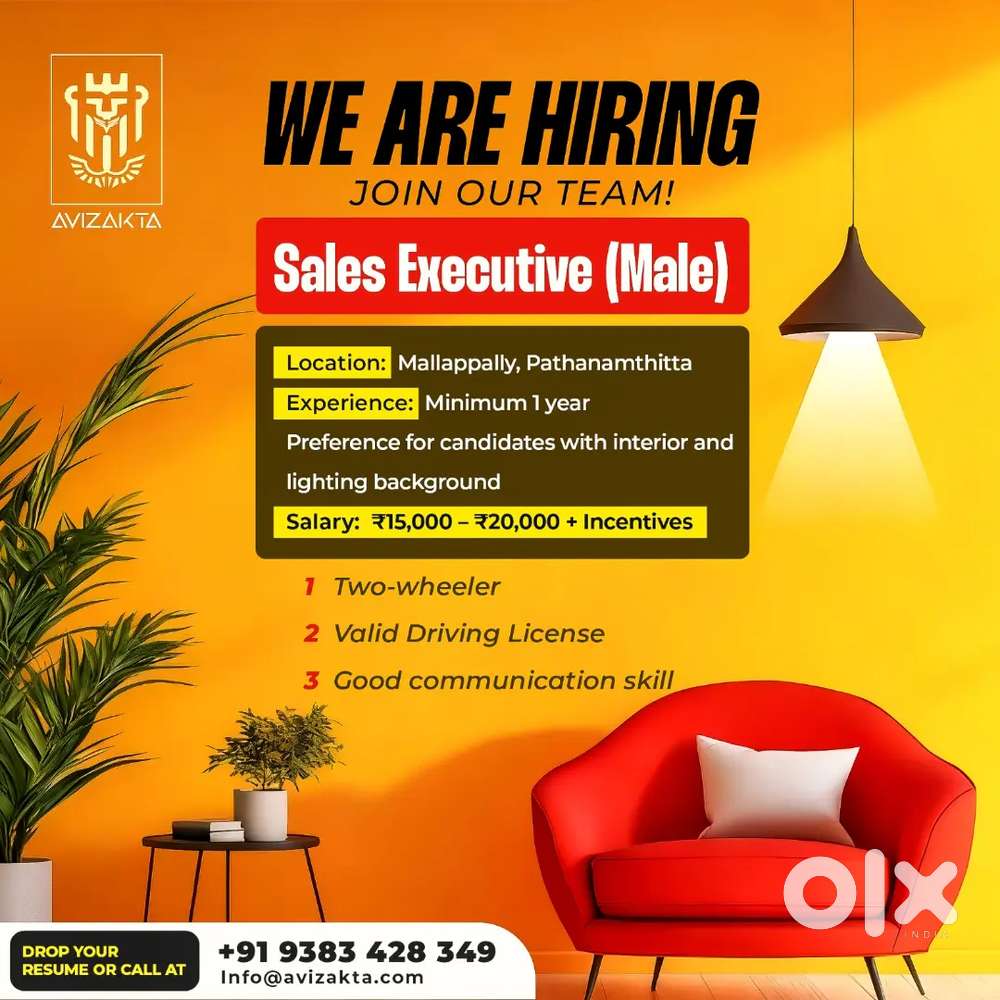 Looking for Sales & Marketing Executive