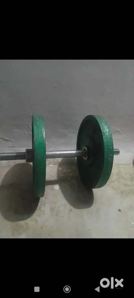 Original cast iron dumbbell