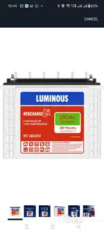 150 Ah toll tumbler battery 3 numbers