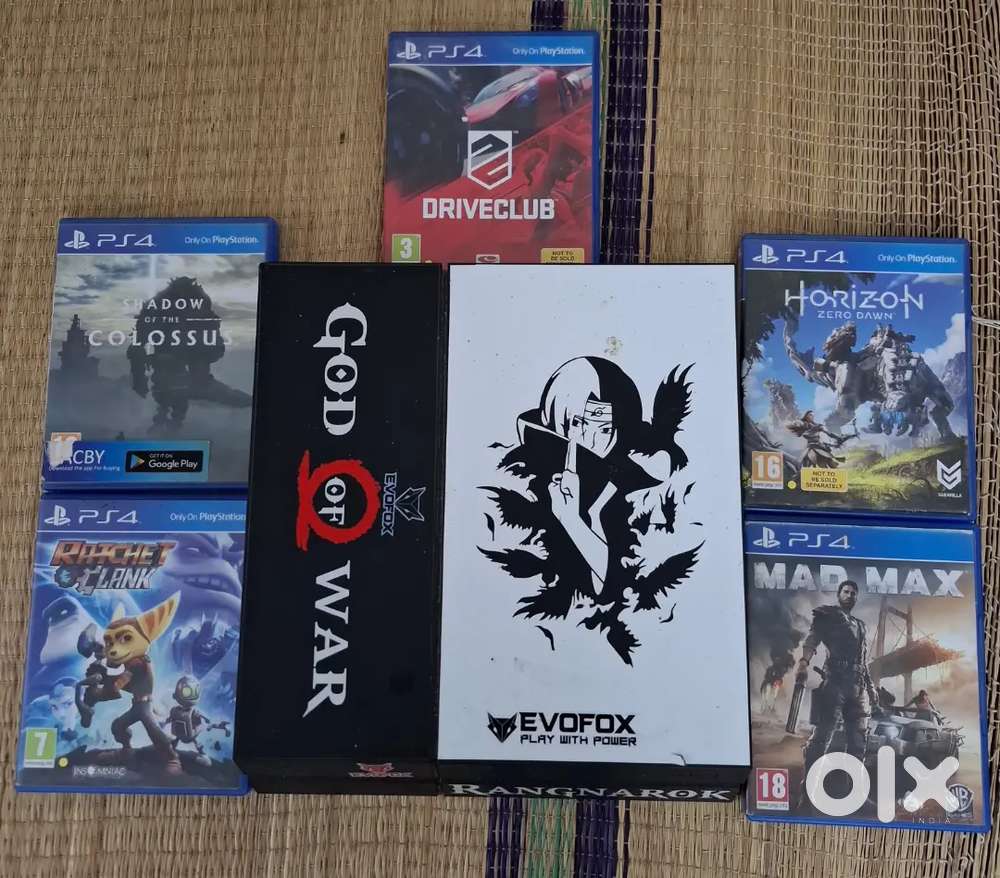 PS4 with 6 game CDs