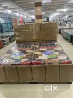 Gray clr double bed