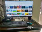 Computer hp cpu and dell monitor