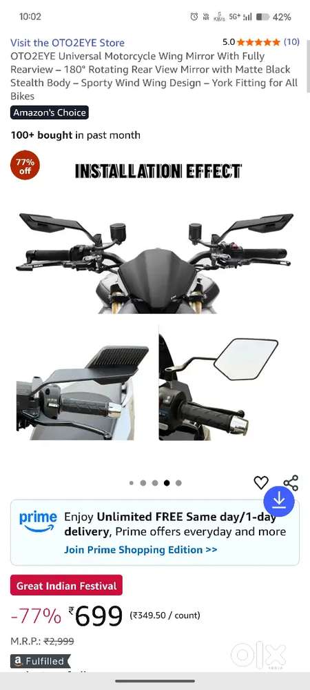 Bike mirror