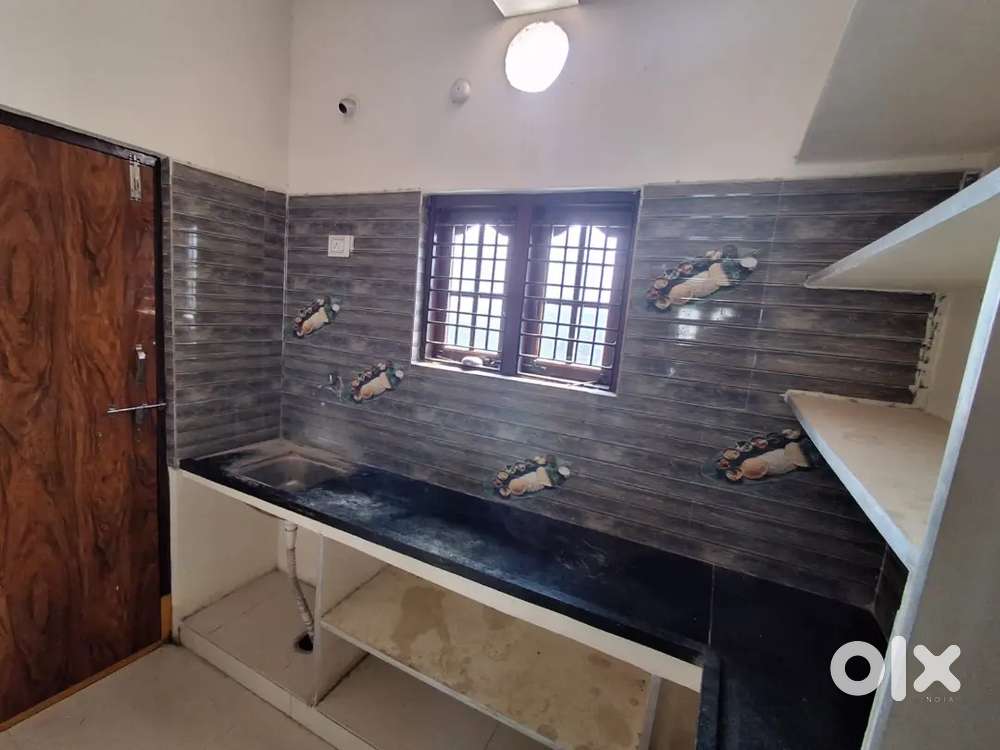 Single bed room portion is for rent in a peaceful residential location
