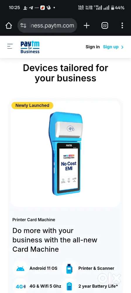 Paytm swipe