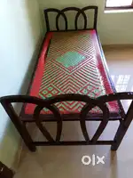 Single cot with Sponge bed 6x3x3 and cotton wool bed