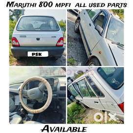 Maruthi 800 MPFI all used parts available