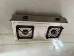 Stove with two gas tops