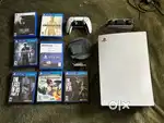 Playstation 5 (Disc Version) Bundle - Includes Games & Charging Dock