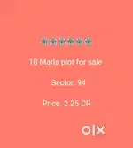 8 Marla plot for sale sector 94 Gaj 200