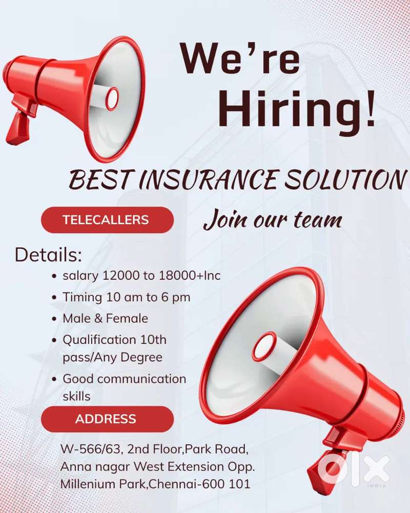 Urgent Requirement - Telecallers In Chennai