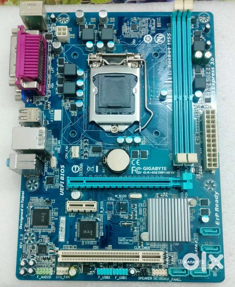 H61 Motherboard GIGABYTE GA-H61M-WW LGA1155 socket