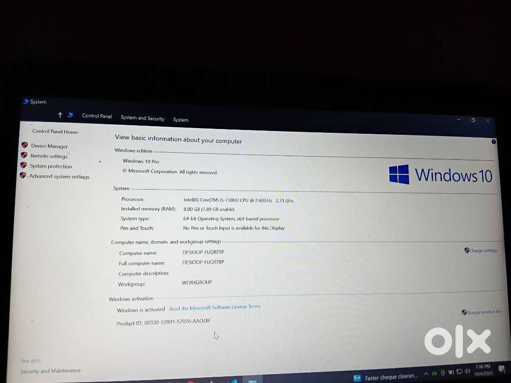 HP Pro Book Laptop