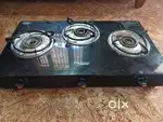 Prestige Toughed Black Gas Stove