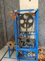 Heavy crank paper plate dona making machine