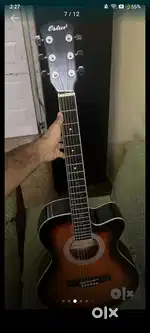 Semi Acoustic Guitar in sunburst Colour