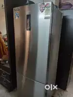 Haier refrigerator 345 litres 3 star silver mint condition