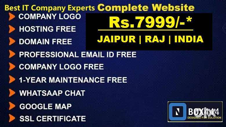 Website Design 7999* Web Development Company SEO SMO Hosting Service