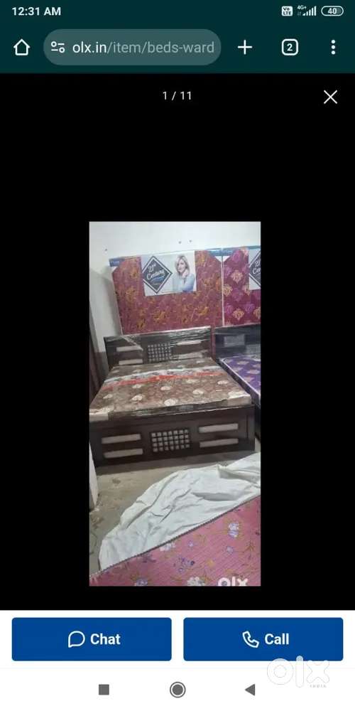 Brand new Queen size bed without storage in wholesale price.  Cod avai