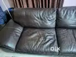 Natuzzi leather sofa