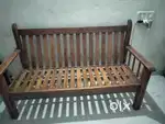 Sofa and cubbored